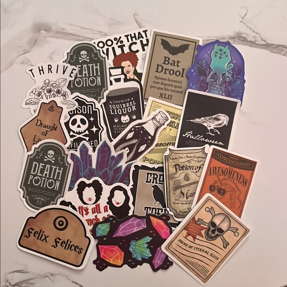 20 Halloween Themed Sticker Set - Picture 1 of 2
